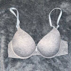 Gray T-Shirt Bra